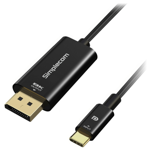 Simplecom DA323 2M USB-C to DisplayPort Cable, DP1.4/8K @60Hz