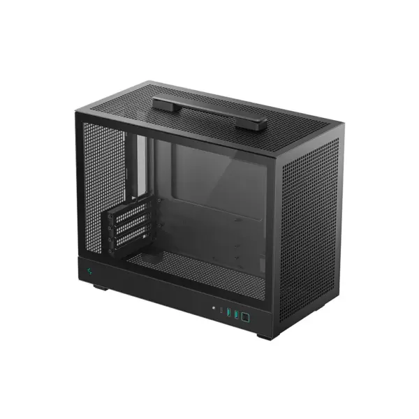 DeepCool CH160 PLUS Portable Micro-ATX Compact PC Case – Black