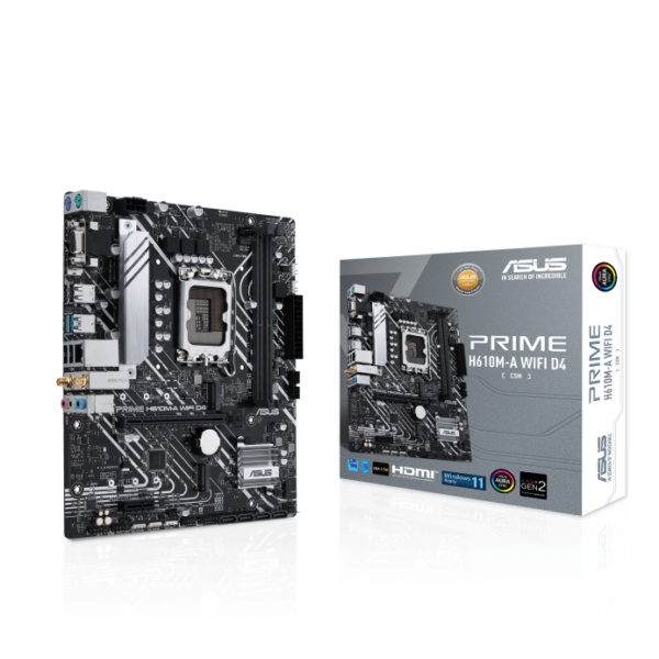 ASUS PRIME H610M-A WIFI D4-CSM Motherboard