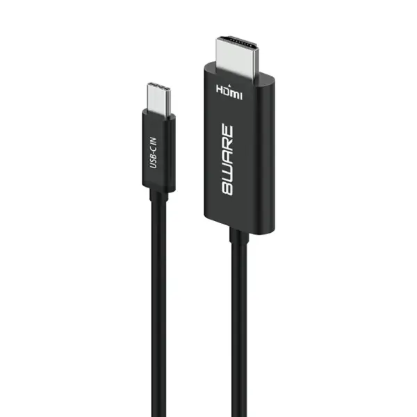 8ware USB-C to HDMI 4K Male to Male Adapter Converter Cable – 1m