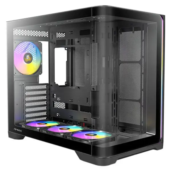 Antec C5 CURVE ARGB Tempered Glass Mid-Tower ATX Case – Black