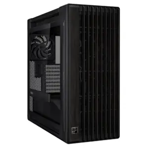ASUS ProArt PA602 Wood Edition Tempered Glass Mid-Tower PWM E-ATX PC Case – Black