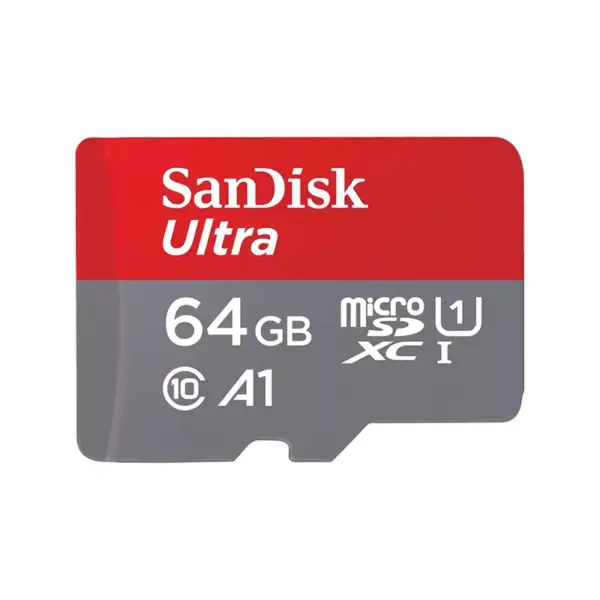 SanDisk 64GB Ultra MicroSDXC UHS-I Memory Card – 140MB/s