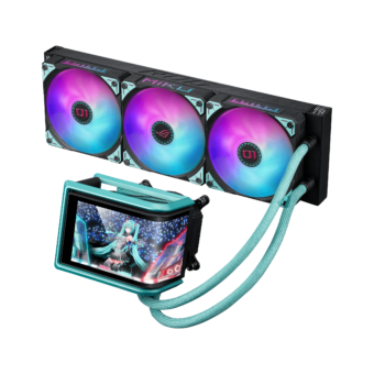 ASUS ROG Ryuo IV 360 ARGB 360mm AIO Liquid CPU Cooler – Hatsune Miku Edition