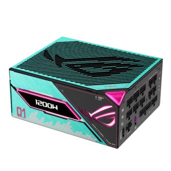 ASUS ROG THOR 1200W Platinum III PCIe 5.0 Modular PSU w/ Magnetic OLED Display – Hatsune Miku Edition