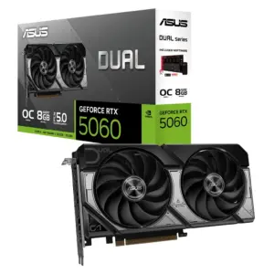 ASUS GeForce RTX 5060 Dual 8GB GDDR7 OC Edition Video Card