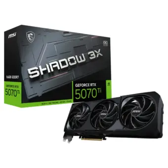 MSI GeForce RTX 5070 Ti SHADOW 3X OC 16GB Video Card