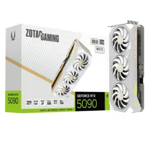 Zotac Gaming GeForce RTX 5090 SOLID OC 32GB Video Card – White