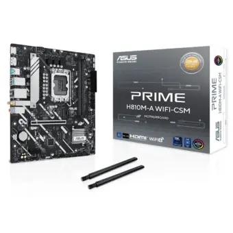 ASUS PRIME H810M-A WIFI-CSM LGA 1851 Micro-ATX Motherboard