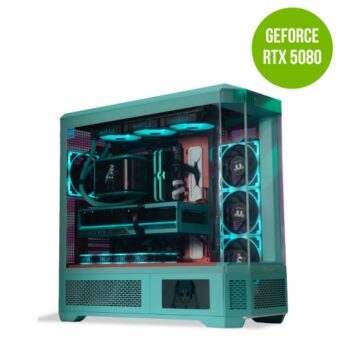Thermaltake Gaming System – TT x ASUS Hatsune MIKU Limited Edition – AMD 7800X3D/ RTX5080/ X870/ 32GB RGB D5/View 600 Mint Strawberry