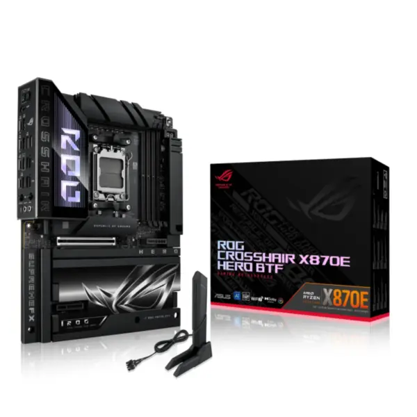 ASUS ROG CROSSHAIR X870E HERO BTF AM5 ATX Motherboard
