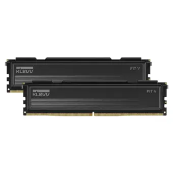 KLEVV FIT V 32GB (2x 16GB) DDR5 6000MHz C28 Desktop Memory – Black