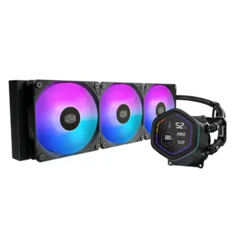 Cooler Master MasterLiquid Core NEX Digital 360 360mm ARGB AIO Liquid CPU Cooler – Black