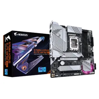 Gigabyte B760M AORUS ELITE WIFI 6E GEN 5 Intel LGA 1700 Micro-ATX Motherboard