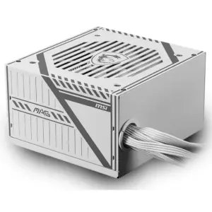 MSI MAG A650BNL 650w 80+ Bronze Non Modular Power Supply – White
