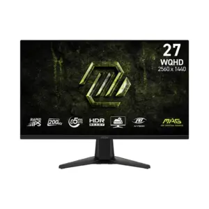 MSI MAG 275QF E20 27″ 200Hz WQHD 0.5ms HDR FreeSync Rapid IPS Gaming Monitor