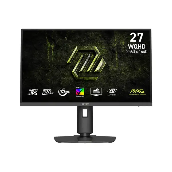 MSI MAG 274QPF X32 27″ 320Hz WQHD 0.5ms HDR Adaptive-Sync Rapid IPS Gaming Monitor – Black